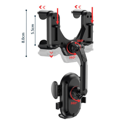 Snap-on Rearview Mirror Car Phone Holder, Mirror Car Phone Holder - Shello's Creative Boutique