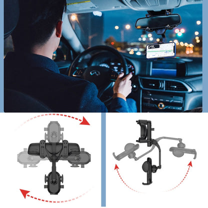 Snap-on Rearview Mirror Car Phone Holder, Mirror Car Phone Holder - Shello's Creative Boutique