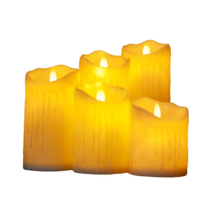 LED Electronic Candle Lights Halloween Christmas Decoration Props, Size: - Shello's Creative Boutique