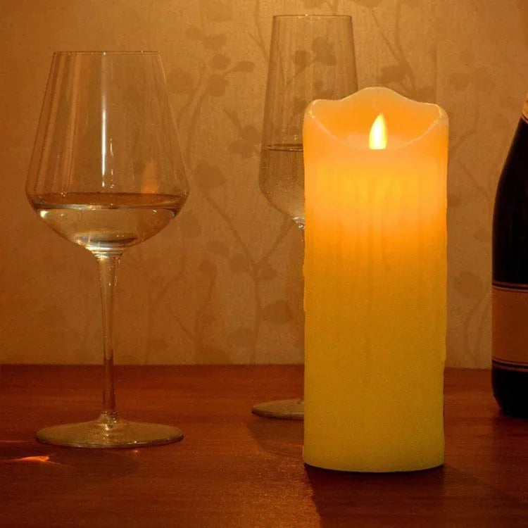 LED Electronic Candle Lights Halloween Christmas Decoration Props, Size: - Shello's Creative Boutique