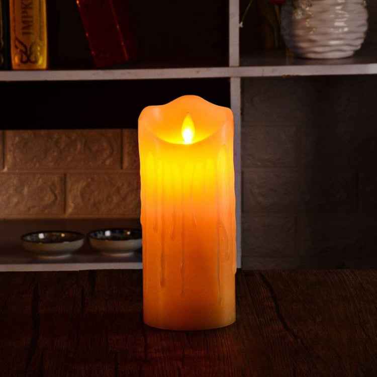LED Electronic Candle Lights Halloween Christmas Decoration Props, Size: