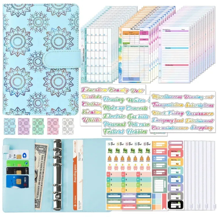 A6 Cash Budget Book Schedule Weekly Plan Monthly Plan Loose-leaf Notepad - Shello's Creative Boutique