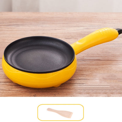 350W Electric Egg Omelette Cooker Frying Pan Steamer Cooker,EU Plug,Style:, Single Layer Set Yellow, Double Layer Set Yellow, Pan+Wood Shovel Yellow, Single Layer Set Pink, Double Layer Set Pink, Pan+Wood Shovel Pink - Shello's Creative Boutique