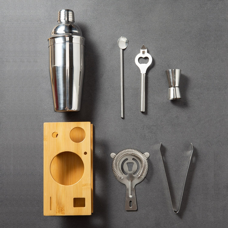 7-in-1 Stainless Steel Bartender Set - Essential Bar Tools for Home Cocktails