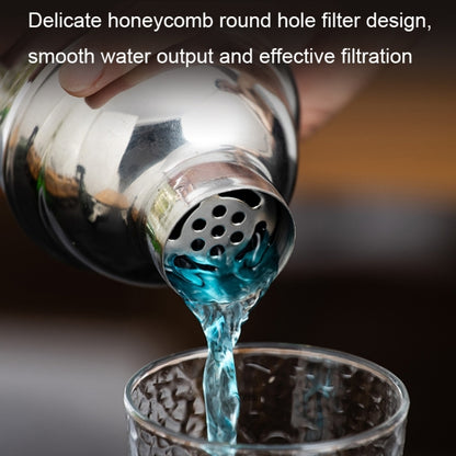 11-in-1 Stainless Steel Bartender Set - Professional Bar Tools with Oval Wooden Stand