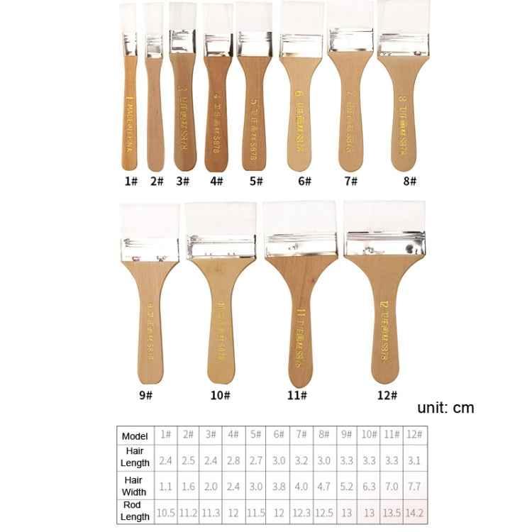 Weizhuang S878 Nylon Brush Set - 12-Piece Multi-Purpose Paint Brushes - Shello's Creative Boutique