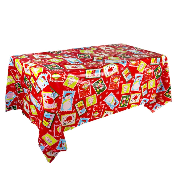 Christmas Halloween Party Event Decoration Tablecloth, Orange Pumpkin, Black Pumpkin, Black Ghost, Gray Bat, Green Pumpkin, Purple Spider, Red Snowman, Geometry, Blue Snowman, Green Biscuits - Shello's Creative Boutique