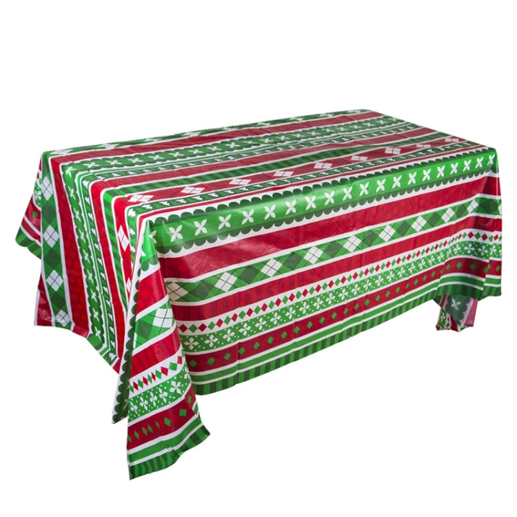 Christmas Halloween Party Event Decoration Tablecloth, Orange Pumpkin, Black Pumpkin, Black Ghost, Gray Bat, Green Pumpkin, Purple Spider, Red Snowman, Geometry, Blue Snowman, Green Biscuits - Shello's Creative Boutique
