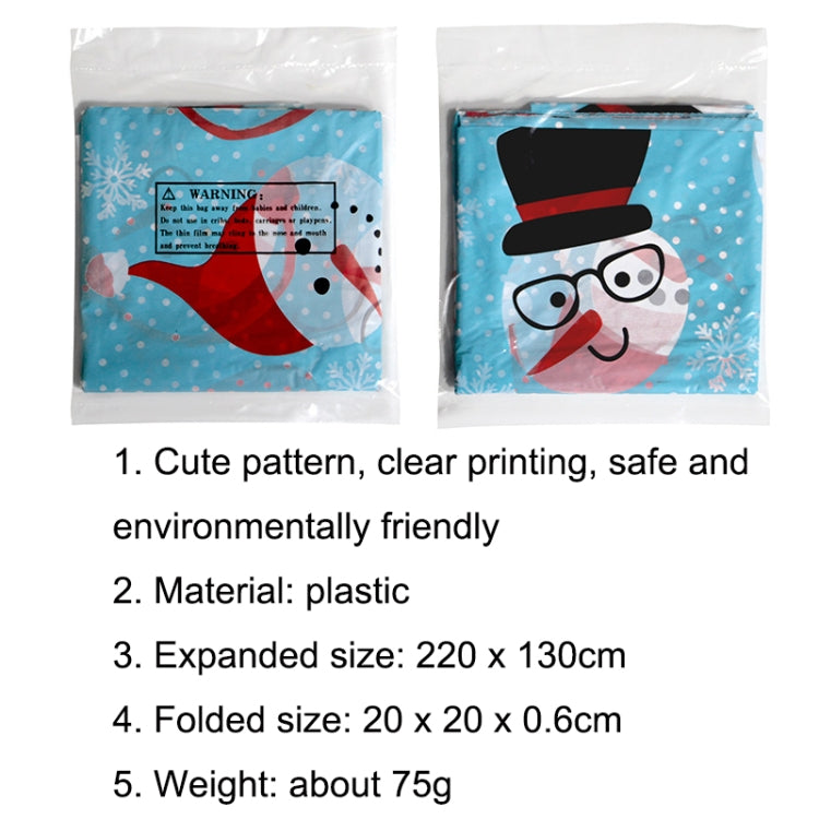 Christmas Halloween Party Event Decoration Tablecloth, Orange Pumpkin, Black Pumpkin, Black Ghost, Gray Bat, Green Pumpkin, Purple Spider, Red Snowman, Geometry, Blue Snowman, Green Biscuits - Shello's Creative Boutique