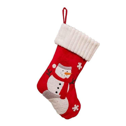 Christmas Embroidery Decorative Gift Bags Candy Bags Christmas Tree Mantel Decorative Socks - Shello's Creative Boutique