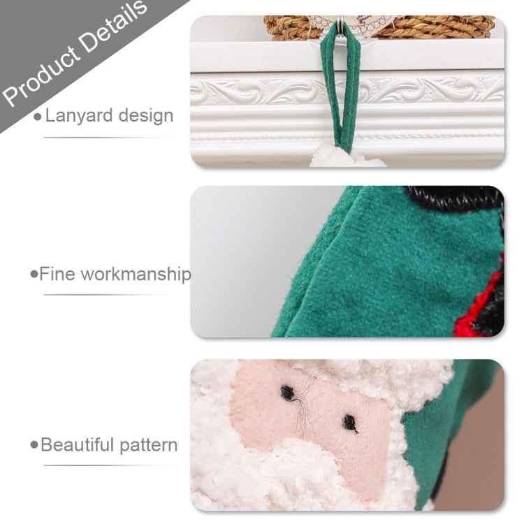 Christmas Embroidery Decorative Gift Bags Candy Bags Christmas Tree Mantel Decorative Socks - Shello's Creative Boutique