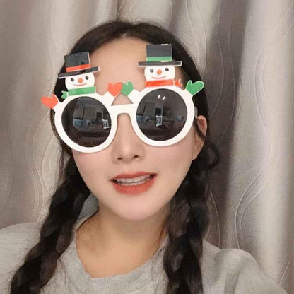 Novelty Christmas Glasses & Hair Clip Set - Fun Festive Party Accessories - Shello's Creative Boutique