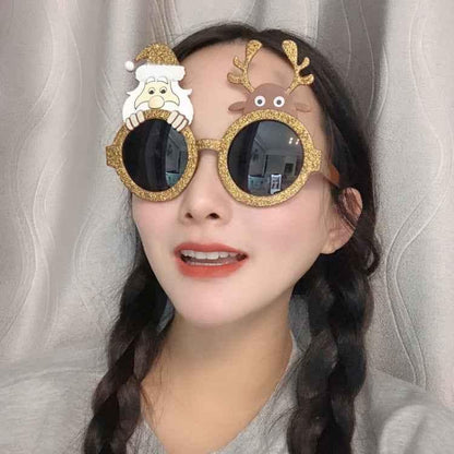 Novelty Christmas Glasses & Hair Clip Set - Fun Festive Party Accessories - Shello's Creative Boutique