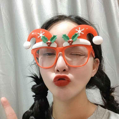 Novelty Christmas Glasses & Hair Clip Set - Fun Festive Party Accessories - Shello's Creative Boutique