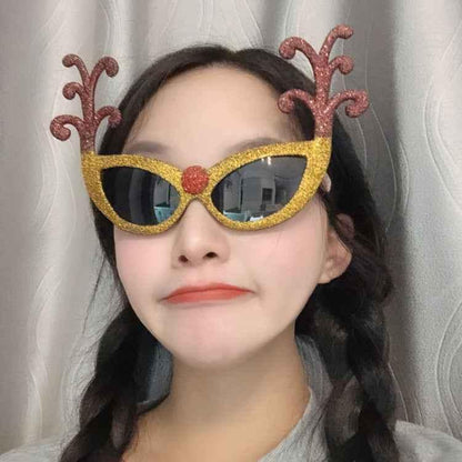 Novelty Christmas Glasses & Hair Clip Set - Fun Festive Party Accessories - Shello's Creative Boutique