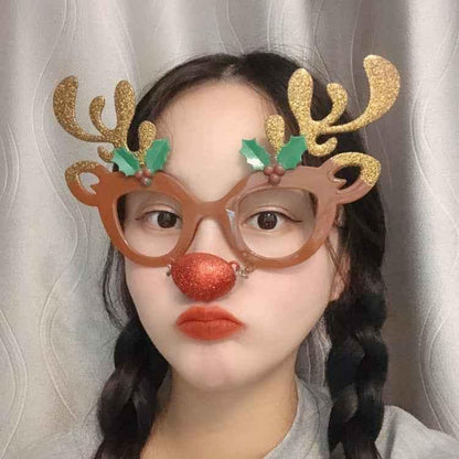 Novelty Christmas Glasses & Hair Clip Set - Fun Festive Party Accessories - Shello's Creative Boutique