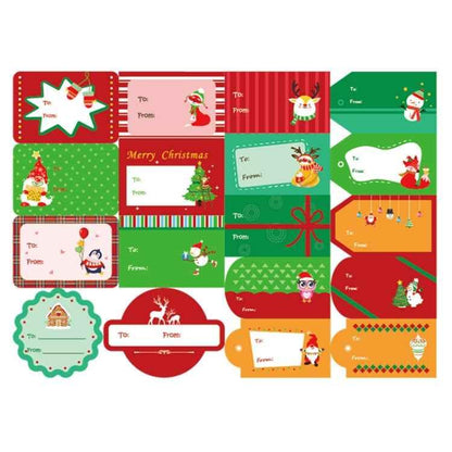 1set 72pcs/set Christmas Stickers Gift Bag Packaging Box Closure Stickers - Shello's Creative Boutique