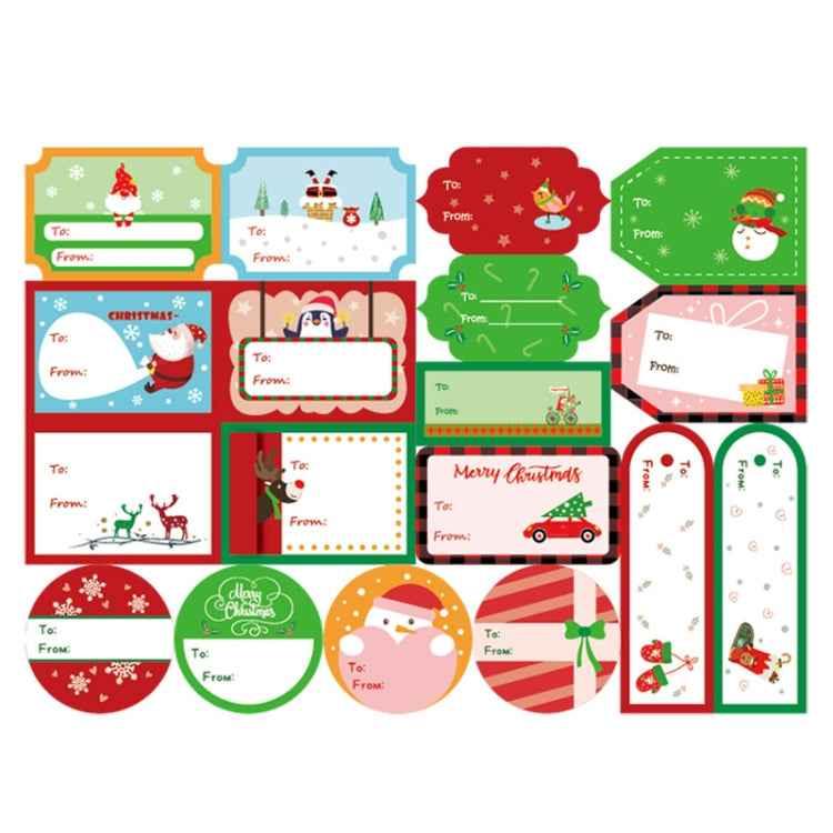1set 72pcs/set Christmas Stickers Gift Bag Packaging Box Closure Stickers - Shello's Creative Boutique