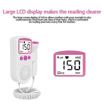 B3 Home Doppler Ultrasound Handheld Fetal Heart Pregnant Women Fetal Heart Monitor