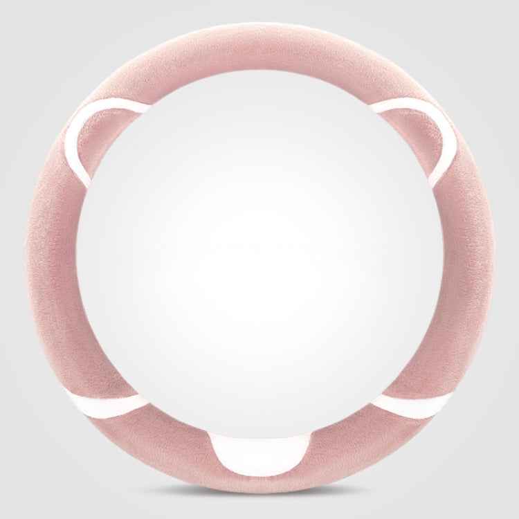 Car Steering Wheel Cartoon Short Fluff Handle Cover