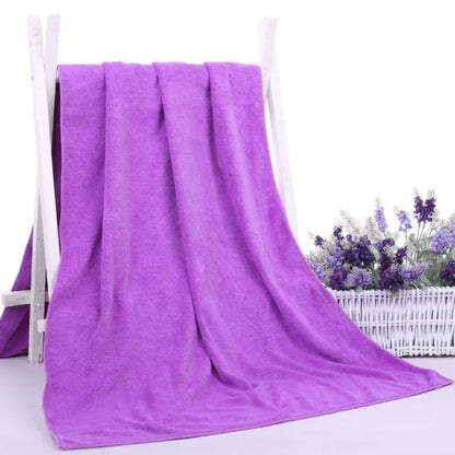 Nano Thickened Large Bath Towel Hairdresser Beauty Salon Adult With Soft Absorbent Towel - Shello's Creative Boutique