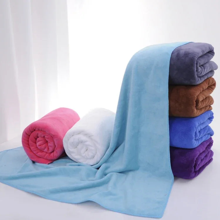 Nano Thickened Large Bath Towel Hairdresser Beauty Salon Adult With Soft Absorbent Towel - Shello's Creative Boutique