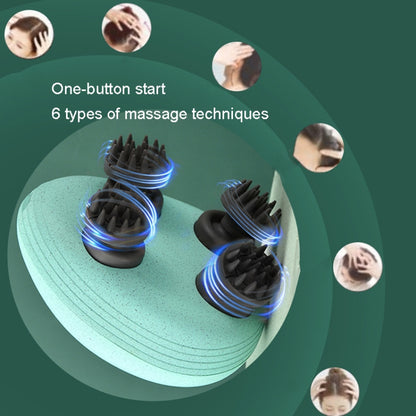 Mini Electric Head Massage, Mini White, Mini Blue, Mini Silver - Shello's Creative Boutique