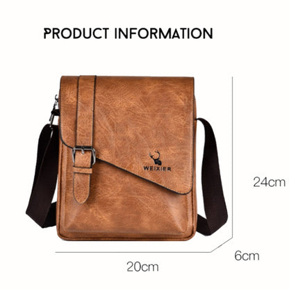 WEIXIER D266 Retro Crossbody Large Capacity Messenger Bag Shoulder Bag Tot Backpack - Shello's Creative Boutique