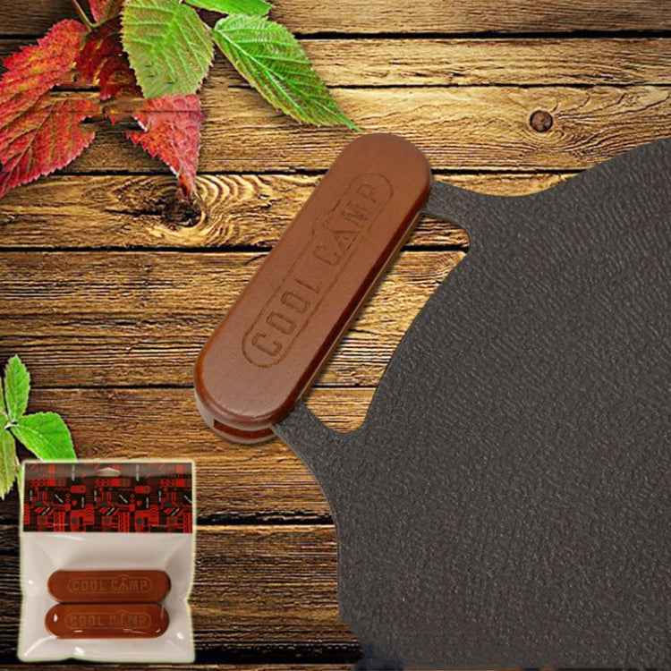 COOL CAMP Solid Wood Handle For Camping BBQ Pan Grill Heat-resistant Lifting Handle