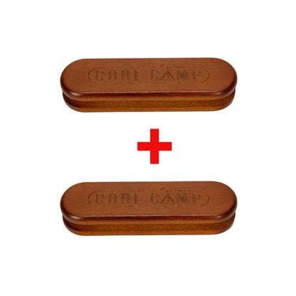 COOL CAMP Solid Wood Handle For Camping BBQ Pan Grill Heat-resistant Lifting Handle