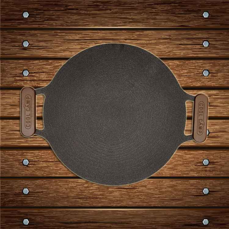 COOL CAMP Solid Wood Handle For Camping BBQ Pan Grill Heat-resistant Lifting Handle