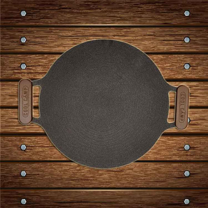 COOL CAMP Solid Wood Handle For Camping BBQ Pan Grill Heat-resistant Lifting Handle