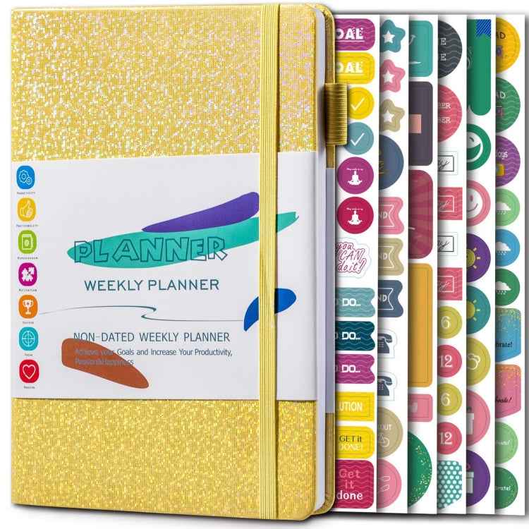 A5 Starry Sky Undated Planner Journal Financial Notebook