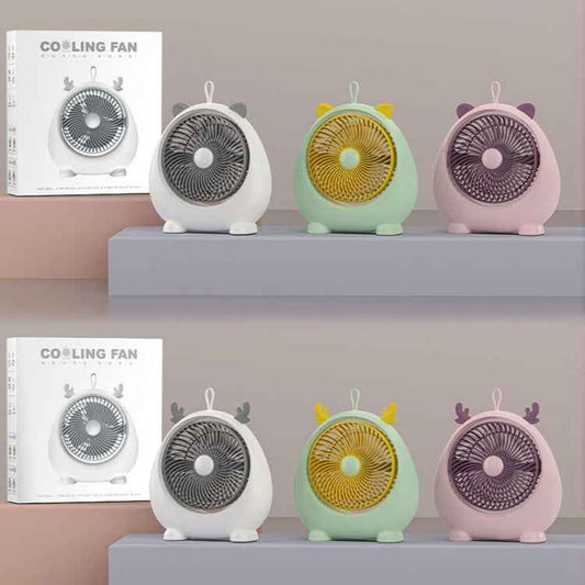 Dormitory Portable Animal Ear Desktop Electric Fan