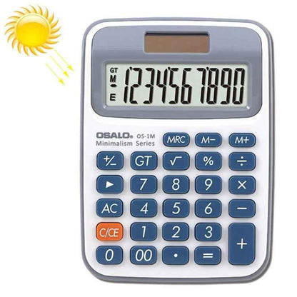 OSALO 10-digit LCD Screen Solar Dual Desktop Calculator Mini Student - Shello's Creative Boutique