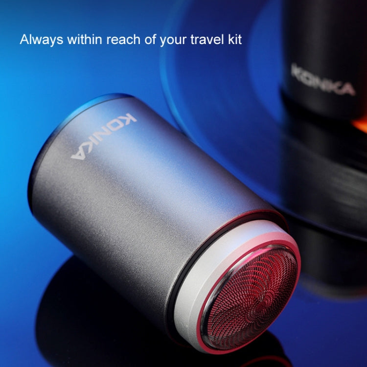 KONKA Mini Portable Razor Outdoor Waterproof Men Razor