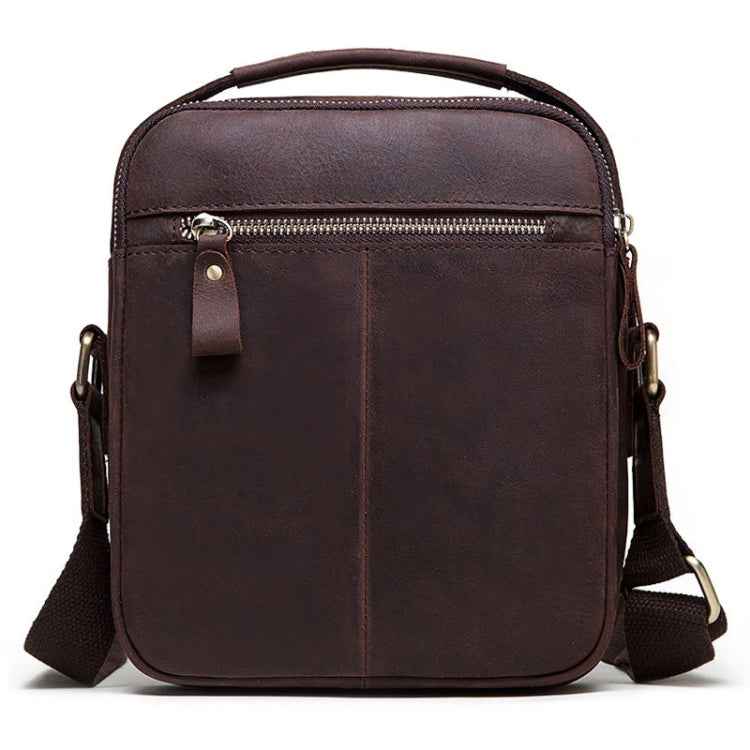 HUMERPAUL Men Shoulder Bag Retro Leather Crossbody Bag