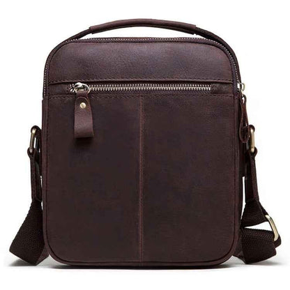 HUMERPAUL Retro Leather Crossbody Bag – Rugged Utility Meets Refined Style - Shello's Creative Boutique