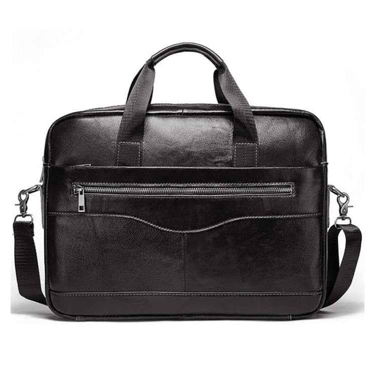 HUMERPAUL Men Leather Meter Bag Retro Messenger Bag Handbag Shoulder Bag