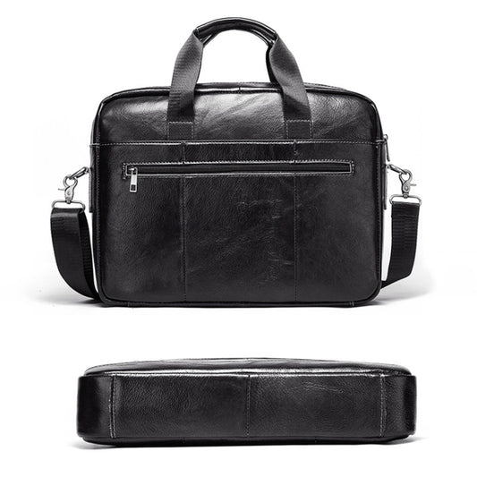 HUMERPAUL Men Leather Meter Bag Retro Messenger Bag Handbag Shoulder Bag, MH509 (Black), MH509 (Brown) - Shello's Creative Boutique