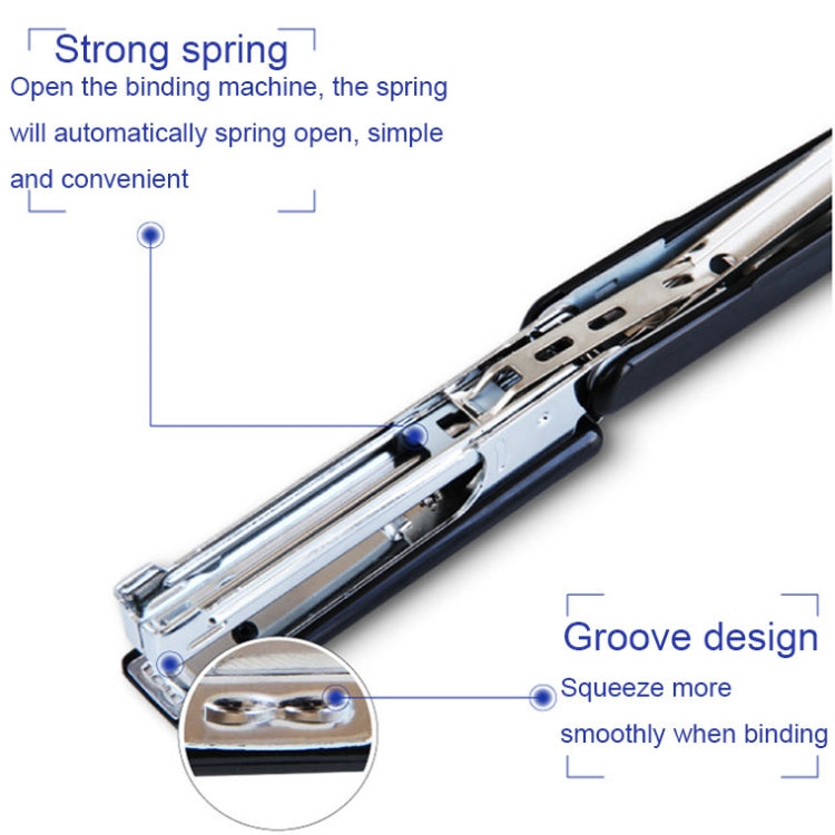 Deli 0222 Portable Metal Stapler - Labour-Saving Stapler with Staple Remover - Shello's Creative Boutique