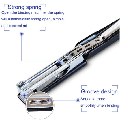 Deli 0222 Portable Metal Stapler - Labour-Saving Stapler with Staple Remover - Shello's Creative Boutique