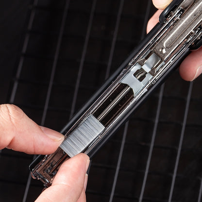 Deli 0222 Portable Metal Stapler - Labour-Saving Stapler with Staple Remover - Shello's Creative Boutique