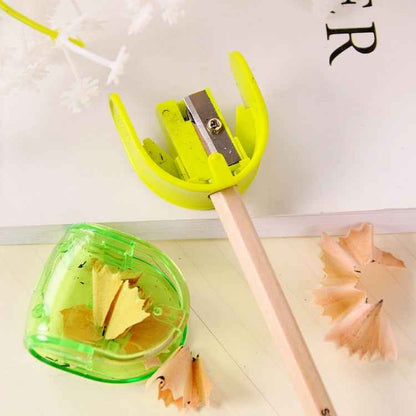Deli 0578 Mini Cute Non-slip Pencil Sharpener Children Pencil Sharpener