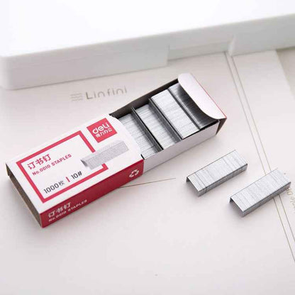 Deli 0010 10 1000pcs/box Portable Booking Machine Staples