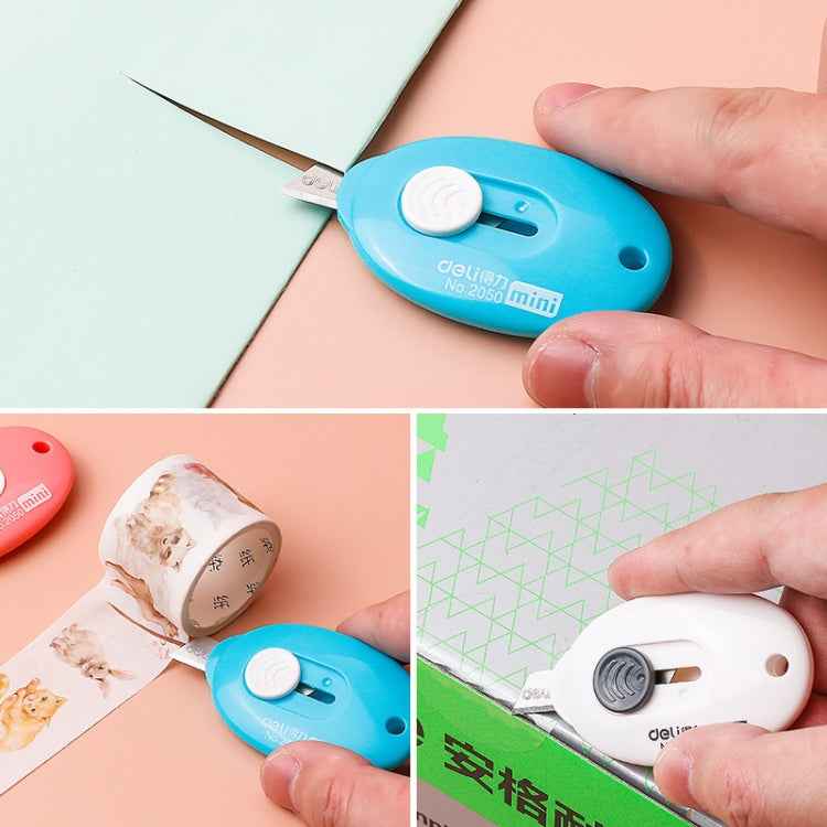 Deli 2050 Small Mini Candy Color Utility Knife Stationery