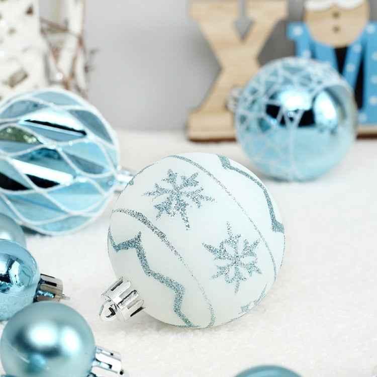73pcs/Set Christmas Tree Decoration Pendant Painted Christmas Ball - Shello's Creative Boutique