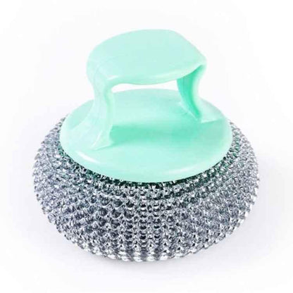Removable Cleaning Wire Ball Kitchen Pot And Dish Brush - Shello's Creative Boutique