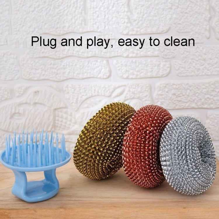 Removable Cleaning Wire Ball Kitchen Pot And Dish Brush