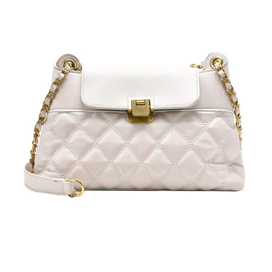 Rhombic Lattice Chain Women Bag Small Fragrant Style Versatile Crossbody Single Shoulder Bag - Shello's Creative Boutique